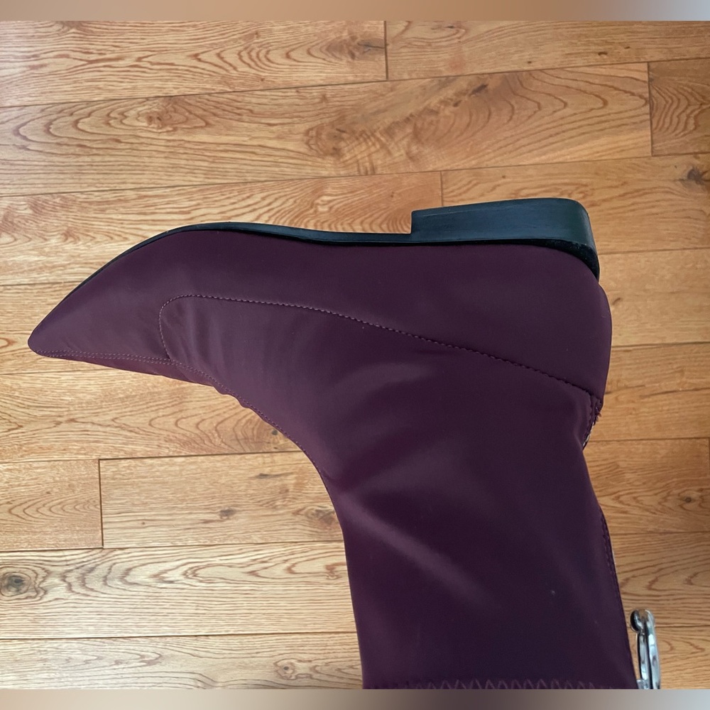 Zara Trafaluc Fabric Booties with back zip closure - Picture 6 of 9
